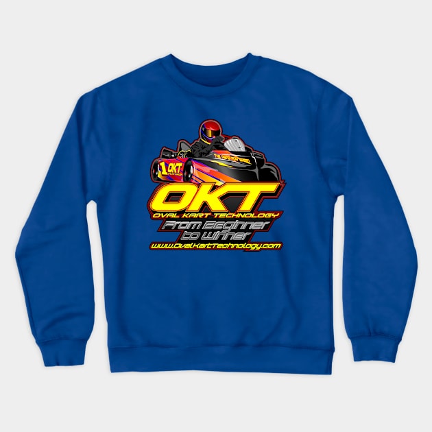 OKT Logo with Kart Crewneck Sweatshirt by FLASHe Graphics